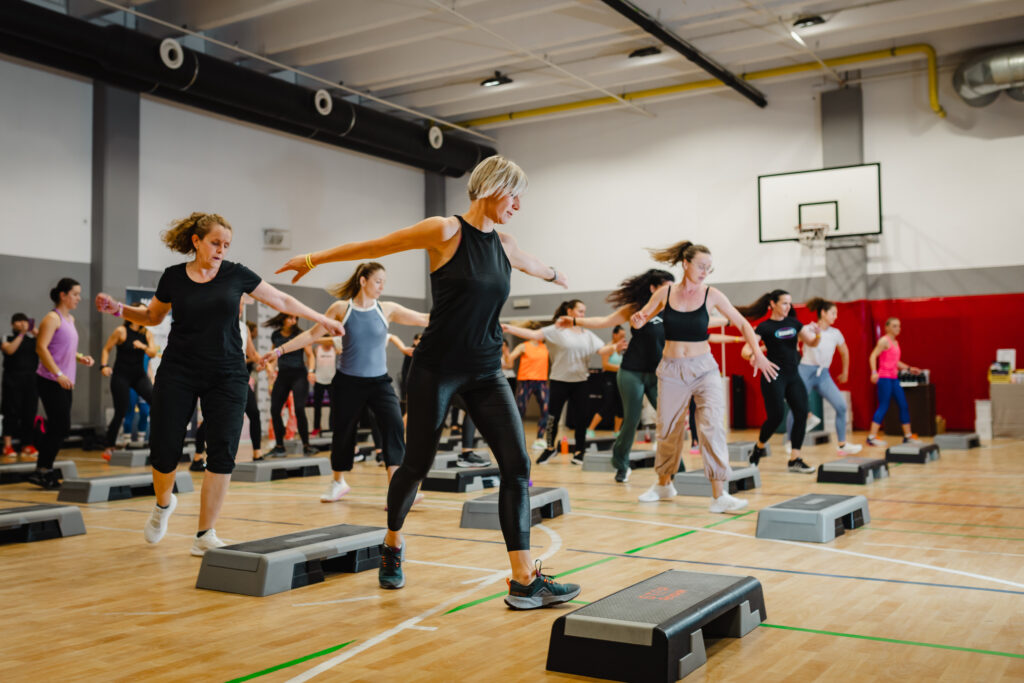 Sudionici fitness radionice tijekom Urban Training Camp programa