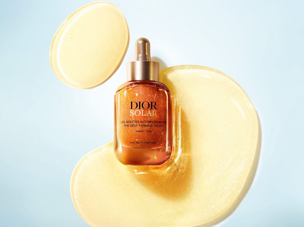 Luksuzne kapljice za samotamnjenje lica iz Dior Solar linije