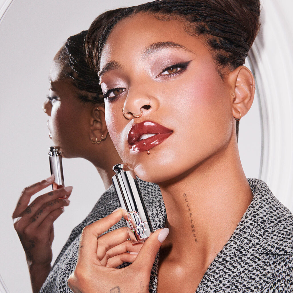 Willow Smith u kampanji za Dior Addict Glass Lipstick
