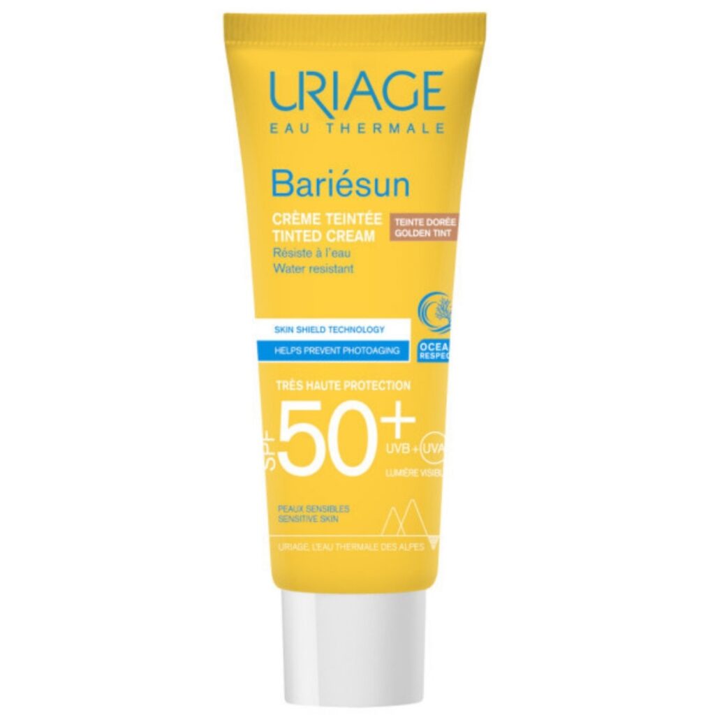 Uriage Bariésun SPF50+ tonirana krema Dorée za vrlo visoku zaštitu kože i prirodno blistav izgled
