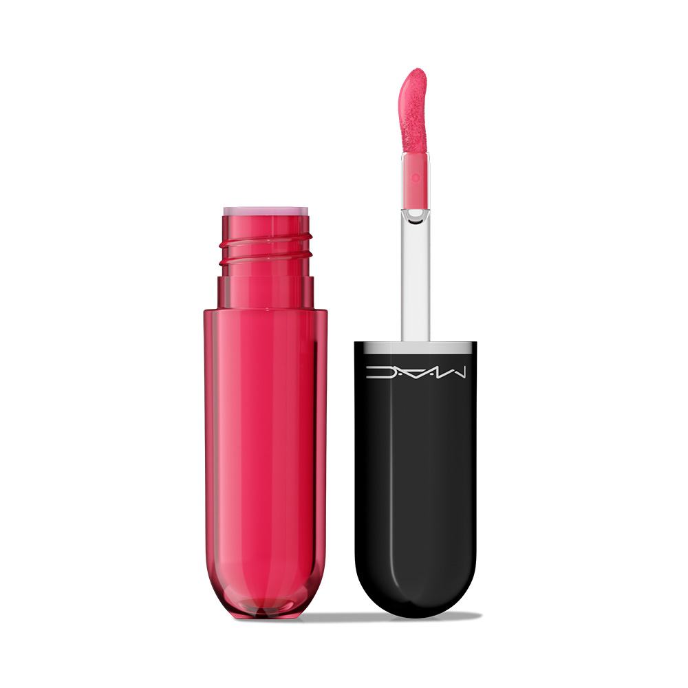 Otvoreni M·A·C Lustreglass StainGlass Lip Tint u intenzivnoj ružičastoj nijansi