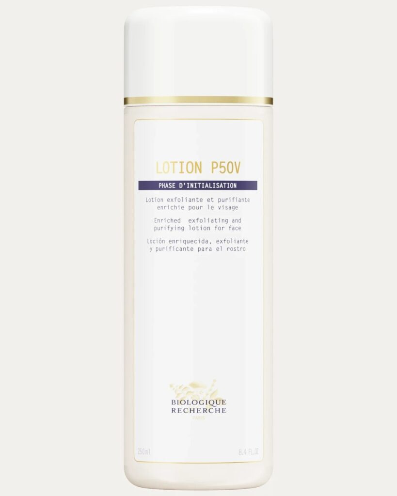 Biologique Recherche Lotion P50V losion za eksfolijaciju i pročišćavanje kože u bijeloj bočici