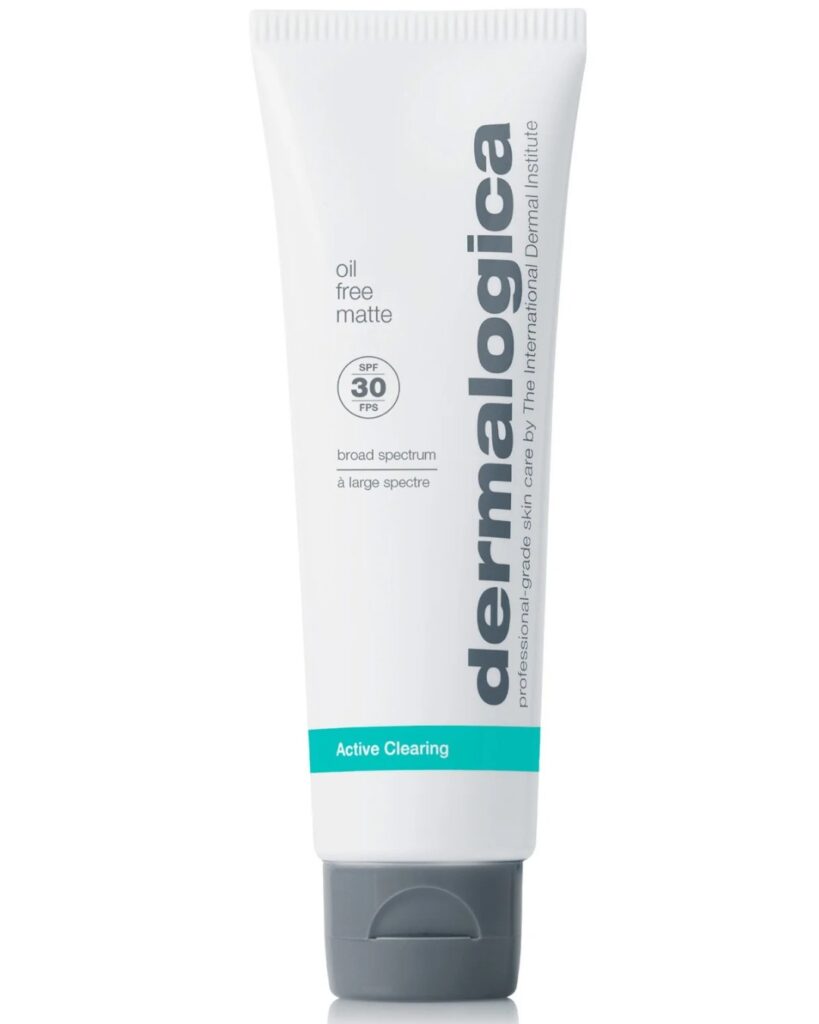 Dermalogica Oil Free Matte SPF30 krema za lice širokog spektra zaštite u bijeloj tubi