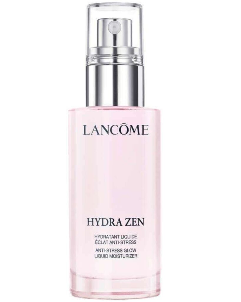 Lancôme Hydra Zen Liquid Moisturizer lagana hidratantna krema protiv znakova stresa na koži u ružičastoj bočici