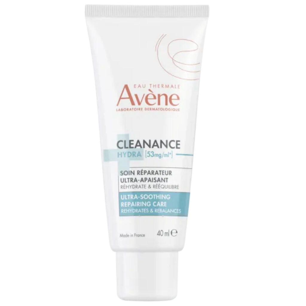 Avène Cleanance Hydra Ultra umirujuća obnavljajuća njega za hidrataciju kože sklone aknama
