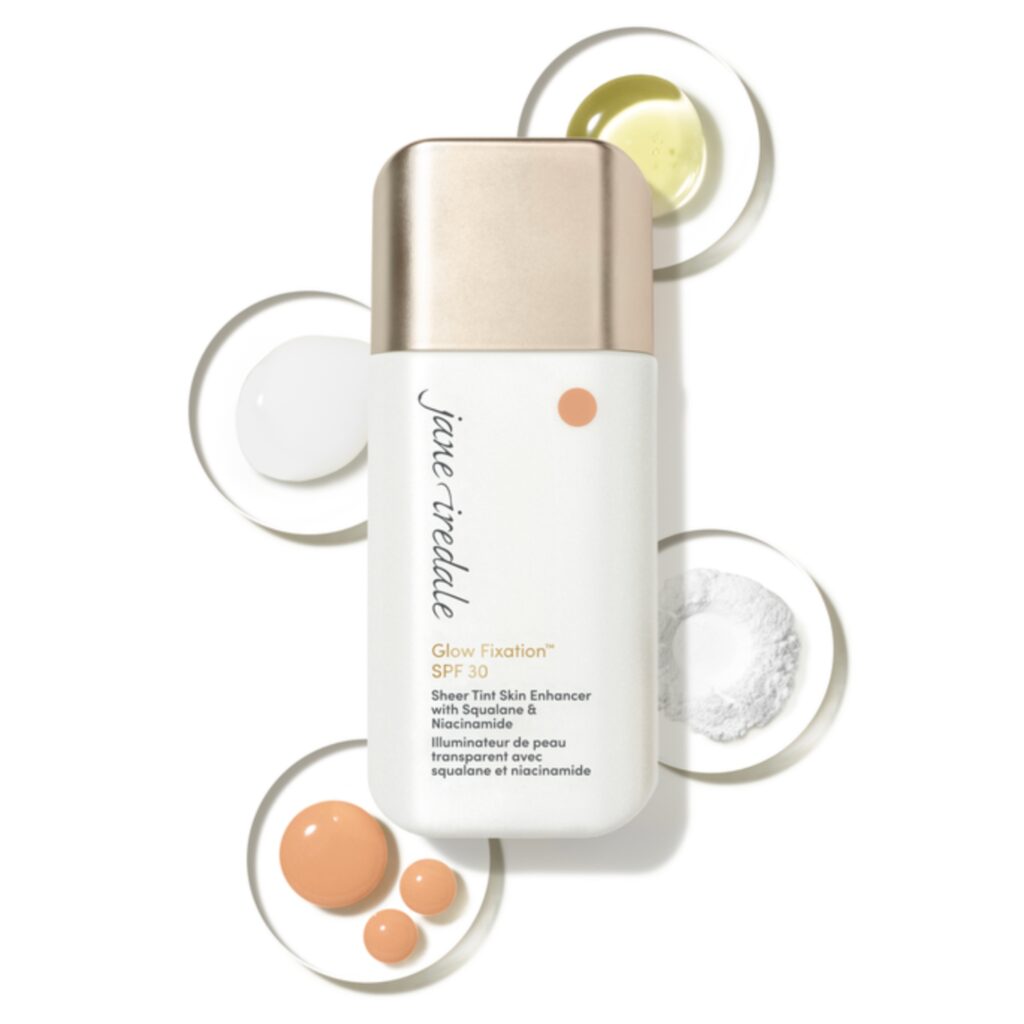 Jane Iredale Glow Fixation SPF 30 – dermatološki testirana, nekomedogena, veganska i cruelty-free formula za sve tipove kože